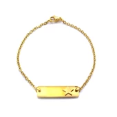 Altın Kaplama Yıldız Model Unisex Bileklik BLK-1019 thumbnail 2