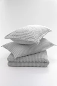 MERİNOS MODERN LİNE 3 PARÇA BATTANİYE SET (ÇİFT KİŞİLİK) GRİ - 3