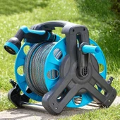 Makaralı Hortum Seti Garden Kit Bahçe Çeşme Su Hortumu İç Çap 1/2 Sulama Araç Yıkama 20 Metre - 8