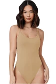 Kadın Modal Spagetti Askılı Kancalı Bodysuit Tops Atlet Belinay0860 - 11