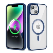 iPhone 13 Uyumlu  Uyumlu KılıfMagsafe Wireless Şarj Özellikli Silikon Ege Kapak - 2