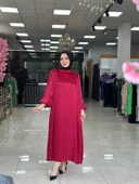 Lale Elbise Bordo - 1