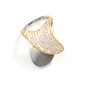 925 Ayar Gümüş Dil Model Yüzük thumbnail 4