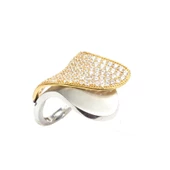 925 Ayar Gümüş Dil Model Yüzük thumbnail 5