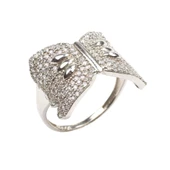 925 Ayar Gümüş Gümüş Kelebek Model Yüzük thumbnail 4