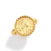 925 Ayar Gümüş Roma Askeri Yüzük thumbnail 2