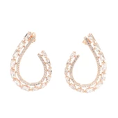 Pırlanta Montür Gümüş Küpe, Baget thumbnail 2