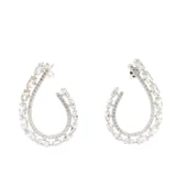 Pırlanta Montür Gümüş Küpe, Baget thumbnail 4