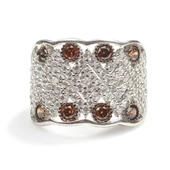 925 Ayar Gümüş Zikzak Model Taşlı Yüzük thumbnail 5