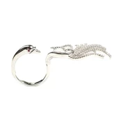 925 Ayar Gümüş Kuğunun Dansı Tasarım Yüzük thumbnail 3