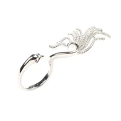 925 Ayar Gümüş Kuğunun Dansı Tasarım Yüzük thumbnail 2