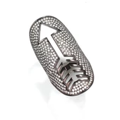 925 Ayar Gümüş Mızraklı Motifli Yüzük thumbnail 5