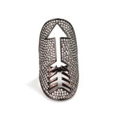 925 Ayar Gümüş Mızraklı Motifli Yüzük thumbnail 3