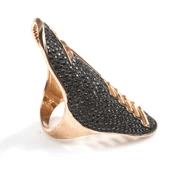 925 Ayar Gümüş Mızrak Motifli Yüzük thumbnail 4