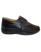 Riverland Z-57 Kadın Siyah Bağlı Ortopedik Casual Ayakkabı - 2