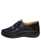 Riverland Z-57 Kadın Siyah Bağlı Ortopedik Casual Ayakkabı - 3