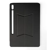 Tab S7 FE LTE (T737-T736-T733-T730) Border Keyboard Bluetooh Bağlantılı Standlı Klavyeli Tablet Uyumlu Kılıfı - 1