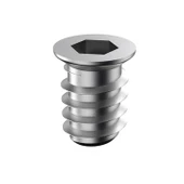 Metal Düz Dişli Dübel Ahşap Dübeli M6 8x16 Diş Çinko Mobilya Bağlantı Ünite Birleştirme (50 ADET) thumbnail 5