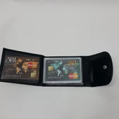 Siyah-Taba-Kahve Renkte Dikey Model Hakiki Kapaklı Tasarım Kartlık - 2