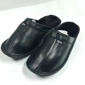 Erkek Deri Terlik İçi Komple Koyun Kürkünden - 11