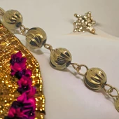 Toplu Bileklik Altın Rengi Görünümlü, Boy Ayarlı Paslanmaz Çelik thumbnail 2