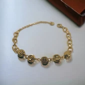 Toplu Bileklik Altın Rengi Görünümlü, Boy Ayarlı Paslanmaz Çelik thumbnail 1