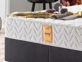 Spring Visco Yatak Hem Visco Hem Yaylı Lüks Ortopedik Yatak Pamuklu Örme Kumaş - 6
