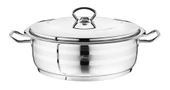 Safinox Flavia Çelik Kısa Tencere 34x13 cm-10 Litre - 1