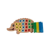 KM5655 Ahşap Kirpi Bultak -Kumtoys - 2