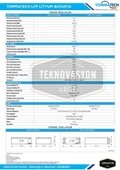 TommaTech Modüler Serisi 51.2V 102AH G2 LFP Lityum Batarya Akü LİFEPO4 - 3