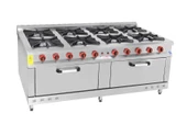 Himaksan 200x100x85 Cm 8'li Kuzine 2 Fırınlı Gazlı - 1