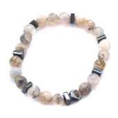 Akik Doğal Taş Erkek Bileklik EBLK-480 thumbnail 1