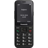 Panasonic KX-TU250EXB Renkli Ekran 4g Tuşlu Cep Telefonu Siyah (Türkiye Distribütör Garantili) - 1