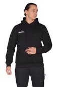 Diadora Bergamo - Erkek Siyah Pamuklu Spor Sweatshirt - DDBER1030016 - 1