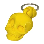 3D Kuru Kafa Anahtarlık - Sarı - 6