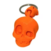 3D Kuru Kafa Anahtarlık - Turuncu - 7