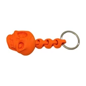 3D Kuru Kafa Anahtarlık - Turuncu - 6