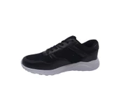 Lutton Unisex Siyah Bağcıklı File Yürüyüş Koşu Spor Ayakkabı - 3