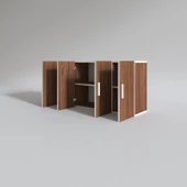 Kenzlife hazır mutfak merlanda cvz 060*120*32 mutfak banyo dolabı kapaklı raflı - 3