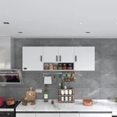 Kenzlife hazır mutfak packey byz 060*180*32 mutfak banyo dolabı kapaklı raflı - 4