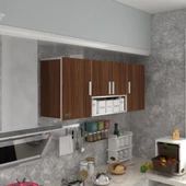 Kenzlife hazır mutfak floro32 cvz 060*150*32 mutfak banyo dolabı kapaklı raflı - 1