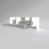 Kenzlife hazır mutfak general byz 060*150*32 mutfak banyo dolabı kapaklı raflı - 2