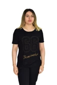 Kadın Kabarma Yazılı Tişört 40668 ST00252 thumbnail 1