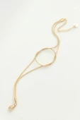 MuI MuI 316L Çelik Gold Renk Düğüm Model Bileklik - 2