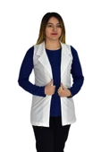 Kadın Krem Renği Krep Yelek RY-16720 - 1