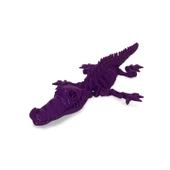 3D Hareketli İskelet Timsah Figürlü Oyuncak - Mor - 3