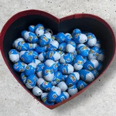 Ozmo Mini Yumurta Hediye Kalp Kutusu 70 Adet Sevdiklerinize Hediye Ozmo Mini Eggs Kalp Kutulu - 2