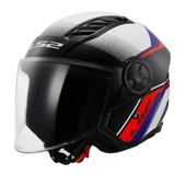 LS2 AIRFLOW 2 RUSH BEYAZ-MAVİ-KIRMIZI KASK M - 1