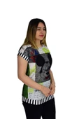 Kadım Fileli Baskılı Tişört MK-18345 - 4