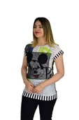 Kadım Fileli Baskılı Tişört MK-18345 - 3